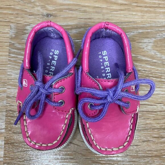 Sperry Size 2 Top-Sider Baby Girl Shoes - Picture 6 of 11